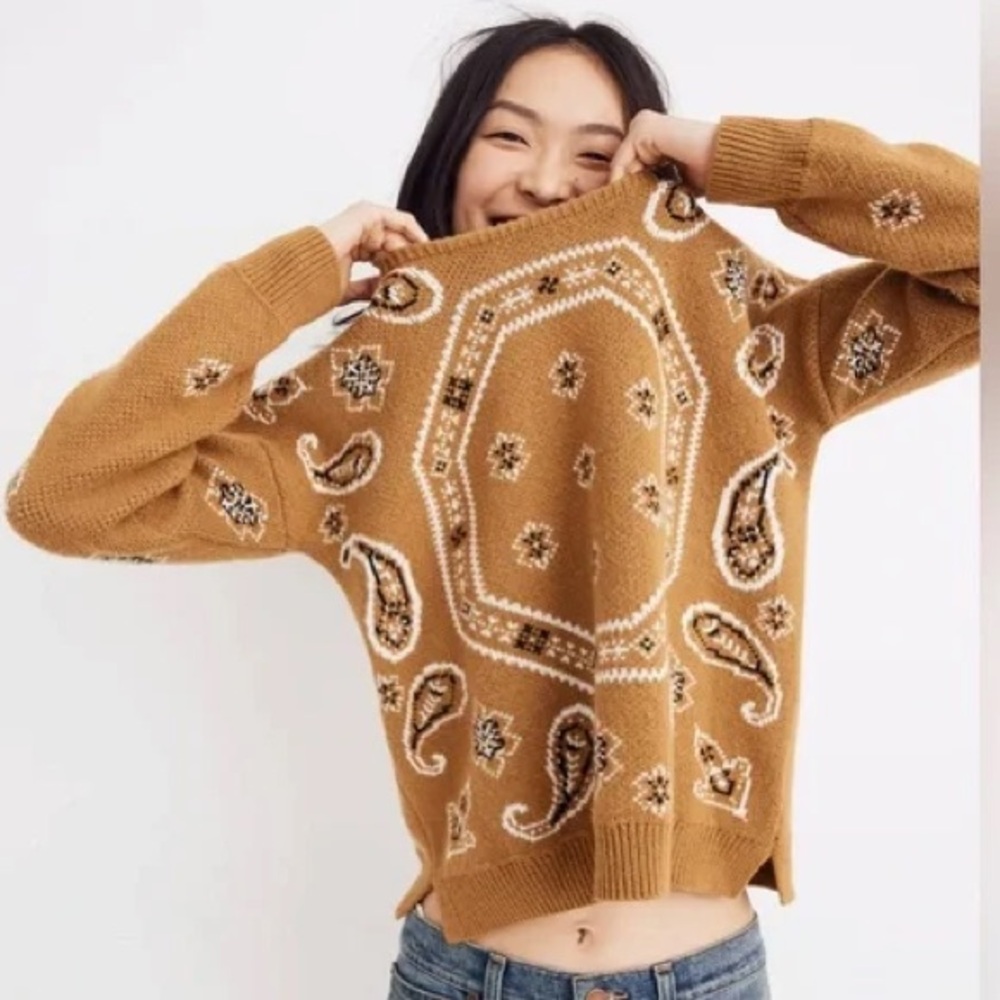 MADEWELL Bandana Sweater
